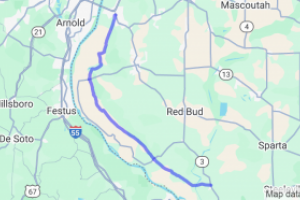 Bluff Road - Columbia to Ellis Grove |  United States
