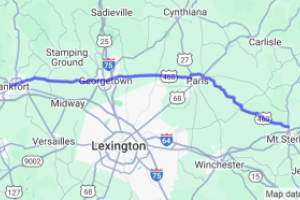 US 460 North of Lexington - Scenic Horse Farms Ride |  United States