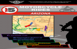 Top 5 Motorcycle Rides in Arizona based on 2021 riding season data