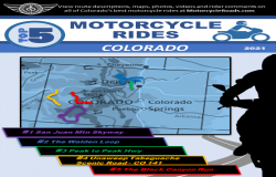 Top 5 Motorcycle Rides in Colorado based on 2021 riding season data