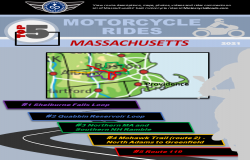 Top 5 Motorcycle Rides in Massachusetts based on 2021 riding season data