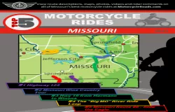 Top 5 Motorcycle Rides in Missouri based on 2021 riding season data Top 5 Motorcycle Rides in Missouri based on 2021 riding season data