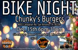 Christmas Bike Night at Chunkys |  Texas
