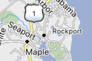Thomaston to Lincolnville, ME Basecamp overview map