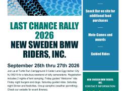 44th Annual New Sweden BMW Riders Last Chance Rally |  United States
