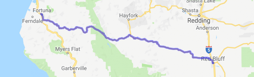 Twisty Road - Next 140 miles!!! (California Route 36) | United States Twisty Road - Next 140 miles!!! (California Route 36) | United States