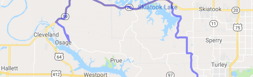 The Keystone Lake to Skiatook Lake Run |  United States