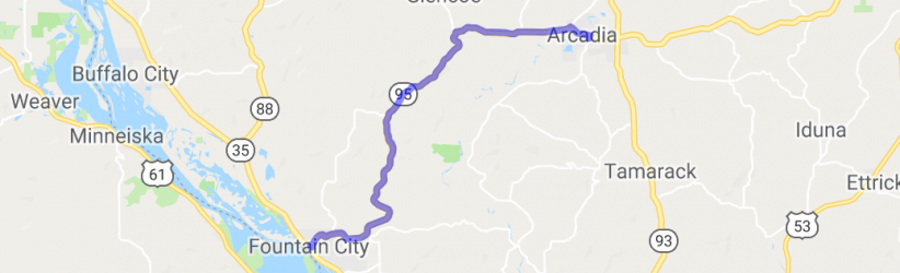 Hwy 95 from Fountain City to Arcadia |  United States