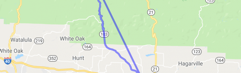 AR Hwy 103 from Clarksville to Oark |  United States