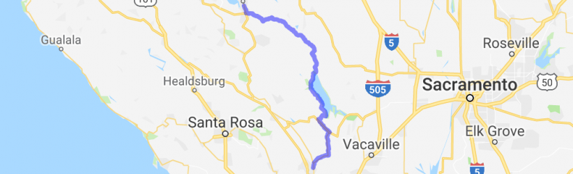 Napa to the Shores of Lake Berryessa |  United States