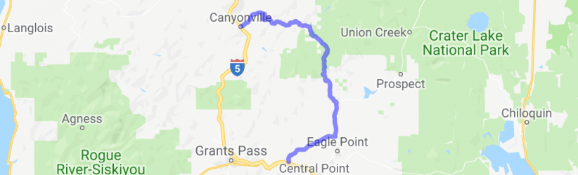 Gold Hill to Canyonville |  United States