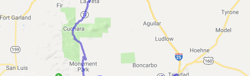 La Veta to Trinidad via Hwy12 |  United States