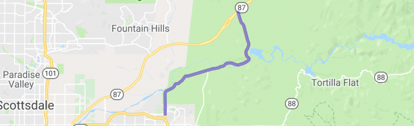 North Bush Highway to Saguaro Lake |  United States