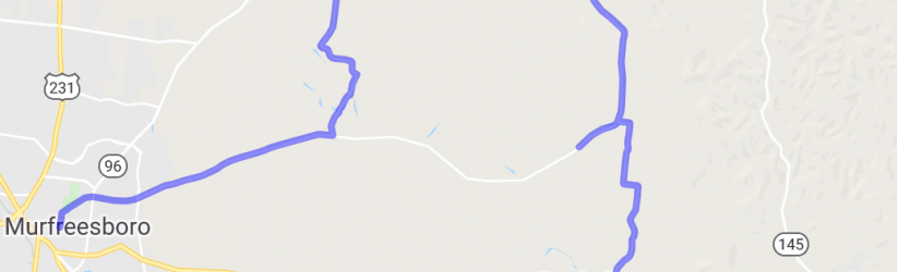 Short run - Murfreesboro to Woodbury |  United States