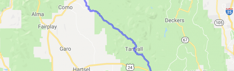 Highway 77 to Colorado's Mini Devil's Tower |  United States