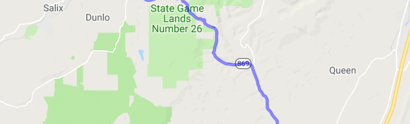 Rt 869 Through Blue Knob |  United States