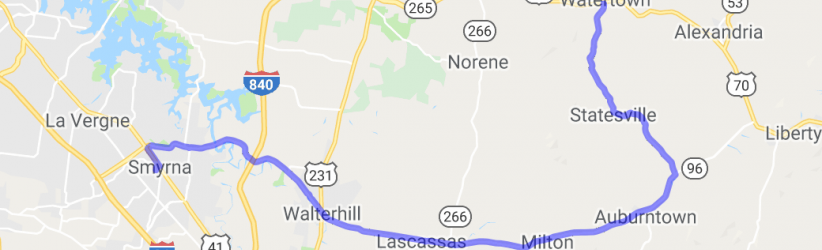 Smyrna to Watertown |  United States