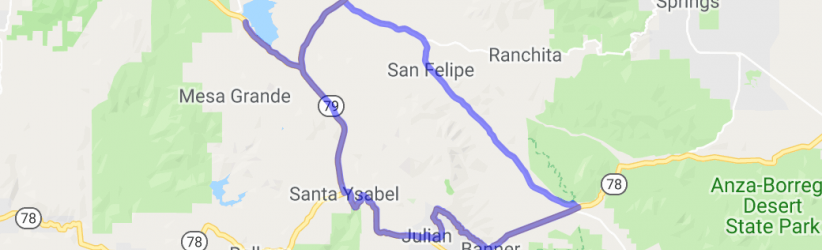 Back Road Loop Through Julian |  United States