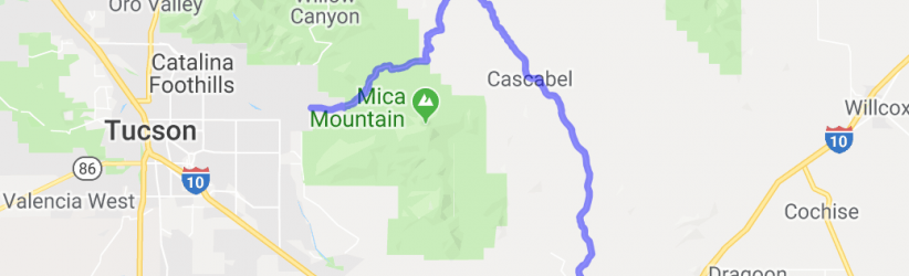 Cascabel Road to Redington Pass |  United States