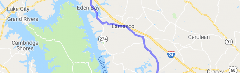 Routes 92 and 139 East of Kentucky Lake |  United States