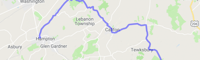 Oldwick to Musconetcong River Rd |  United States