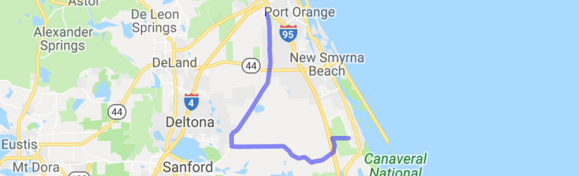 Scenic Inland Ride from Oak Hill to Port Orange Beaches |  United States
