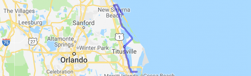 Merritt Island to New Smyrna |  United States