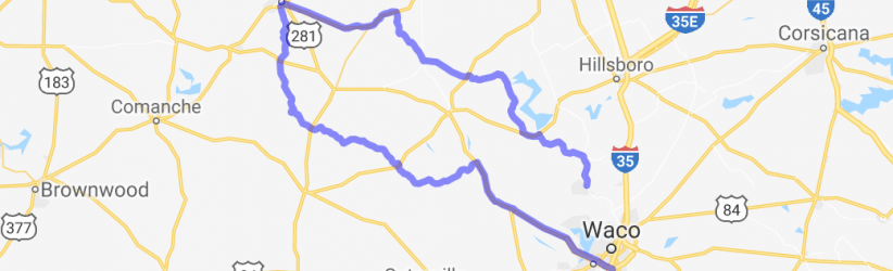 Waco to Stephenville Scenic Loop |  United States