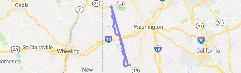 Pennsylvania Route 231 - Avella, PA to near Nineveh, PA - |  United States