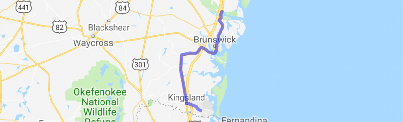 US Hwy 17 - Darien to Cumberland Island |  United States