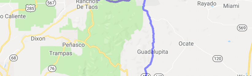 Taos to Mora NM |  United States