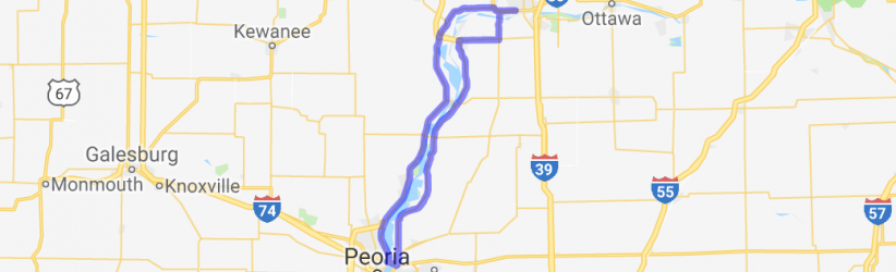 River Loop from Peru to Peoria |  United States
