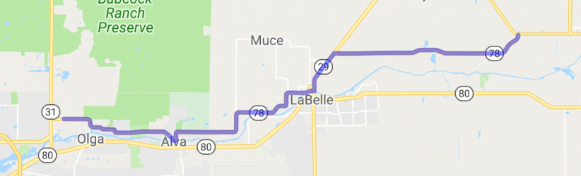 North River Rd - Highway 78 Outside of Ft Myers |  United States