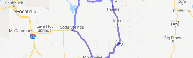 The Southern Caribou National Forest Loop |  Wyoming