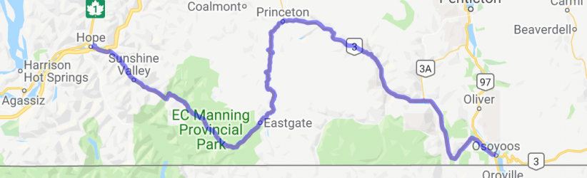 Crowsnest Trail - Highway 3 (British Columbia, Canada) |  Routes Around the World