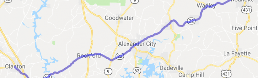 Central Alabama Country Tour - Highway 22 |  United States