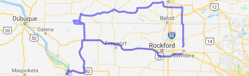 The Three Corners Scenic Loop (Illinois, Wisconsin, Iowa) |  Iowa