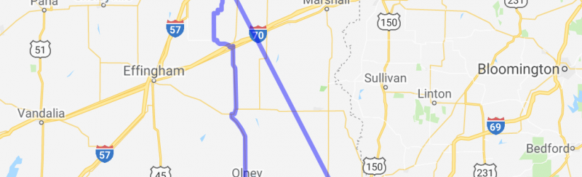 100 Miles from Charleston to Vincennes |  United States