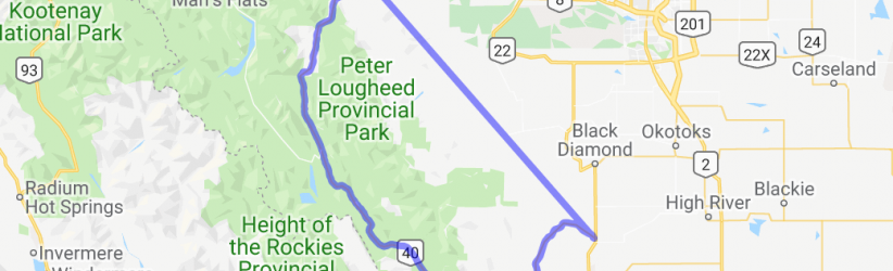 Kananaskis HWY 40 (Alberta, Canada) |  Routes Around the World