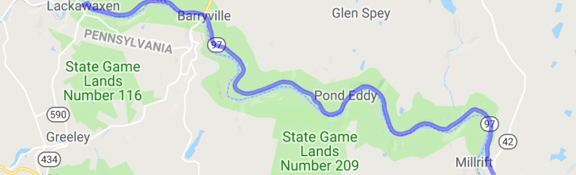 Delaware River - NY-97 (Sparrow Bush to Roebling Bridge) |  United States