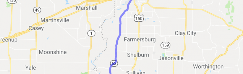 Terre Haute to Merom Bluff Park |  United States