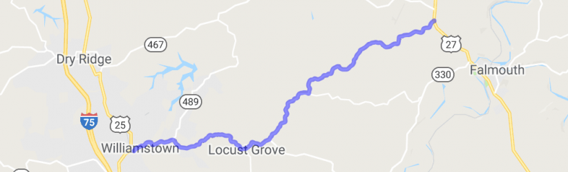 West Highway 22 from Falmouth to Williamstown |  United States