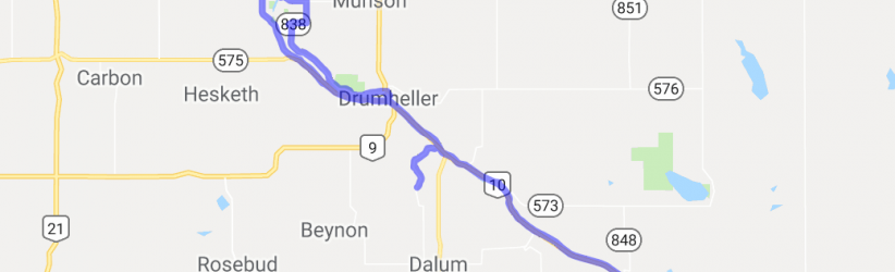 Dinosaur and Hoodoo Trails (Alberta, Canada) |  Routes Around the World