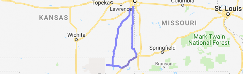 The Southeast Kansas Corner Loop |  Oklahoma