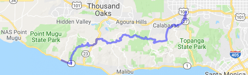 Classic Mulholland Highway Route |  United States