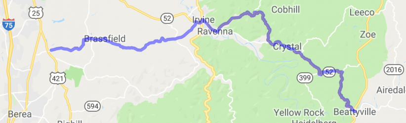 KY 499 to 52 - Richmond to Beattyville |  United States