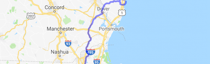 Back roads from Boston to Wells Beach and Ogunquit Maine areas (MA, NH, ME) |  New Hampshire