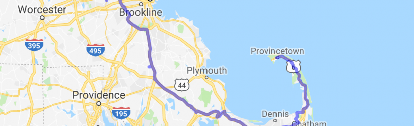 A Sane Route to Cape Cod (from MetroWest Boston) |  United States
