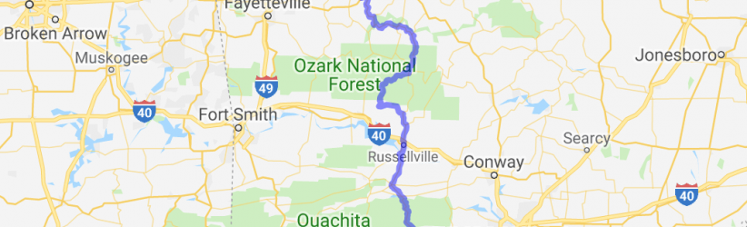 The Scenic Route from Hot Springs to Eureka Springs |  United States