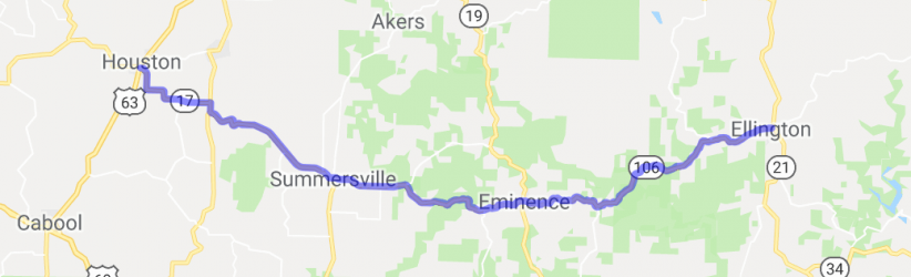 Hwy 106 - Ellington to Houston |  United States